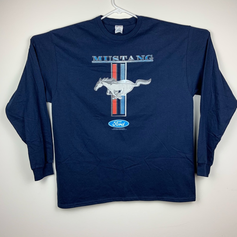 Ford Mustang Retro Long Sleeve T-Shirt